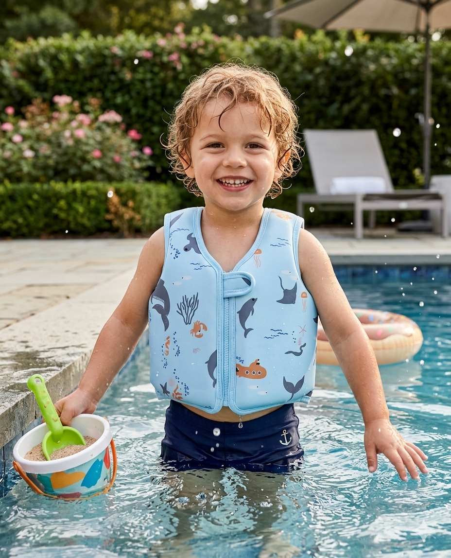 BABY FLOAT JACKET™ - Ocean Blue
